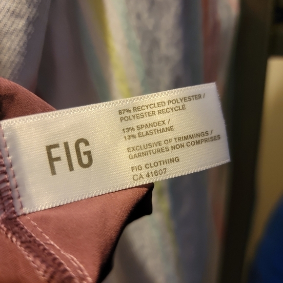 FIG Clothing  Burgundy ACE Romper women size M - Picture 12 of 12